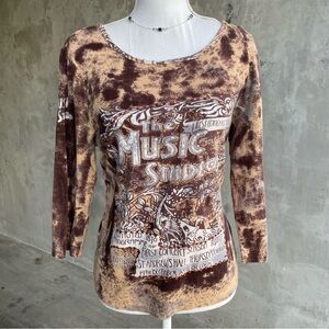 Brown Graphic Tee